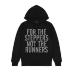 Felpa con cappuccio Steppers – Nero