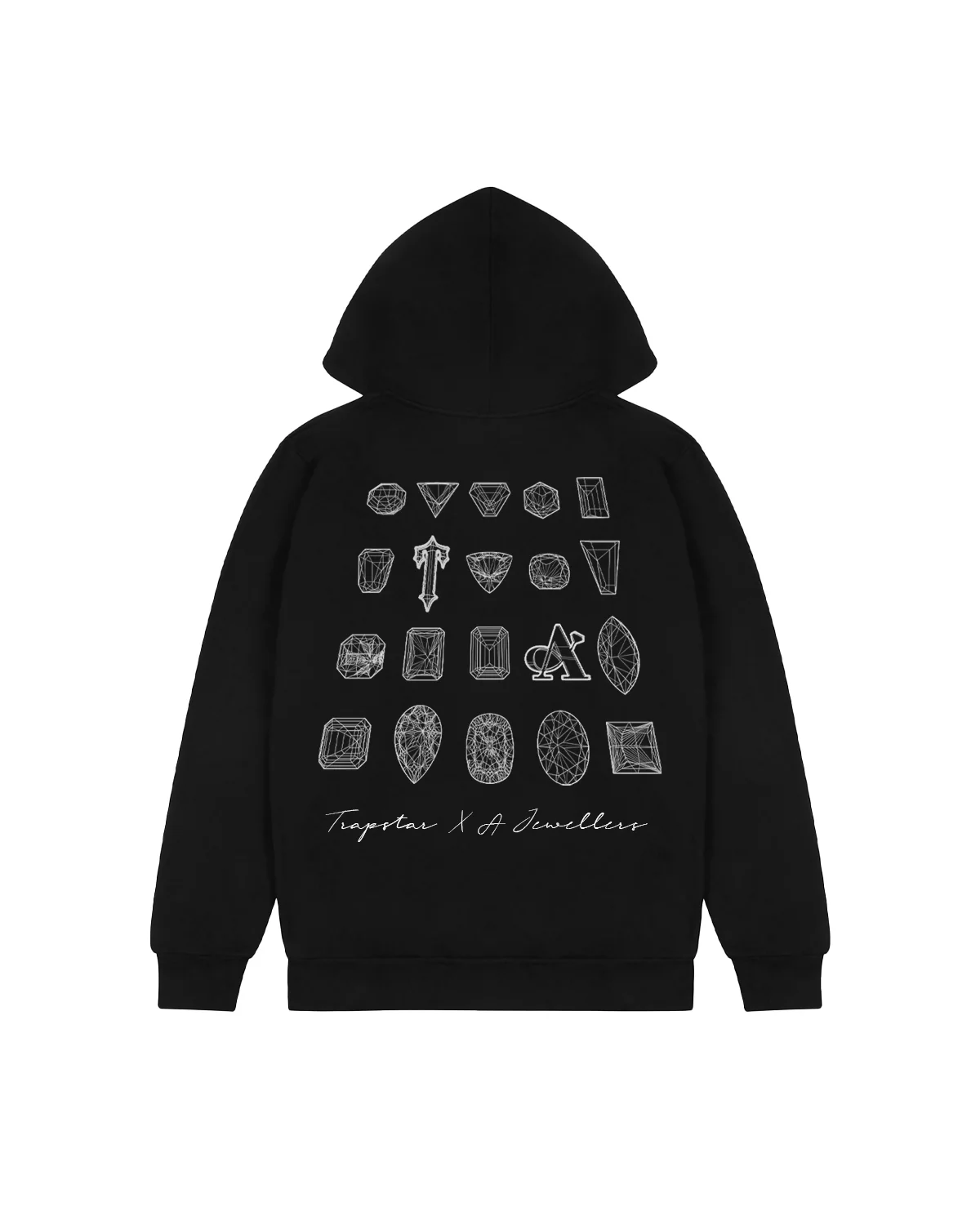 Felpa con cappuccio Trapstar x A Jewellers 2.1 – Nera