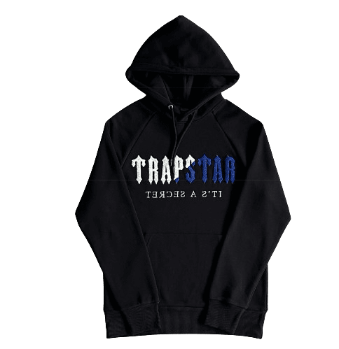 Felpa-con-cappuccio-blu-ghiaccio-Trapstar-Decoded-Chenille