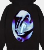 Felpa con cappuccio nera da uomo di Trapstar In Your Hand1