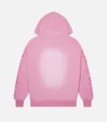 Felpa con cappuccio rosa spray con scritta Trapstar1