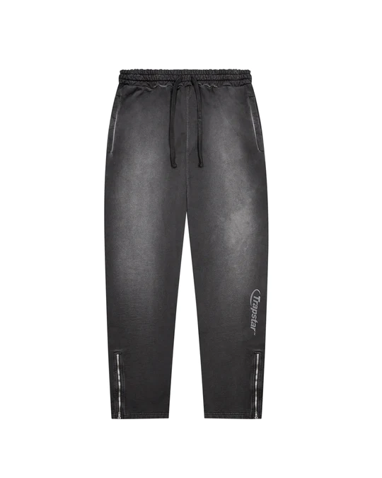 Pantaloni Trapstar Hyperdrive nero grigio da uomo