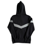 Felpa con cappuccio Trapstar V Stripe nera