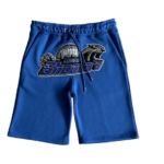 Pantaloncini in ciniglia blu dei Trapstar Shooters