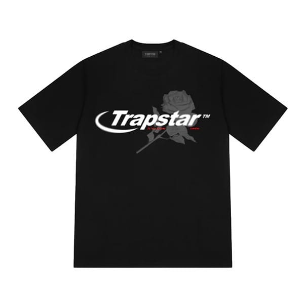 Camiseta-Trapstar-Hyperdrive-Rose-Negro