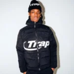 Giacca con cappuccio Trapstar Hyperdrive Nera1