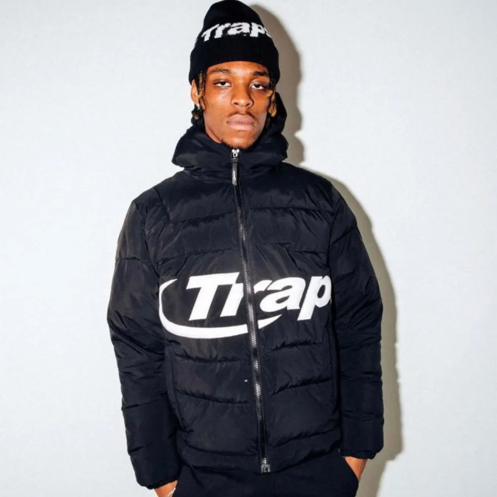 Giacca con cappuccio Trapstar Hyperdrive Nera1