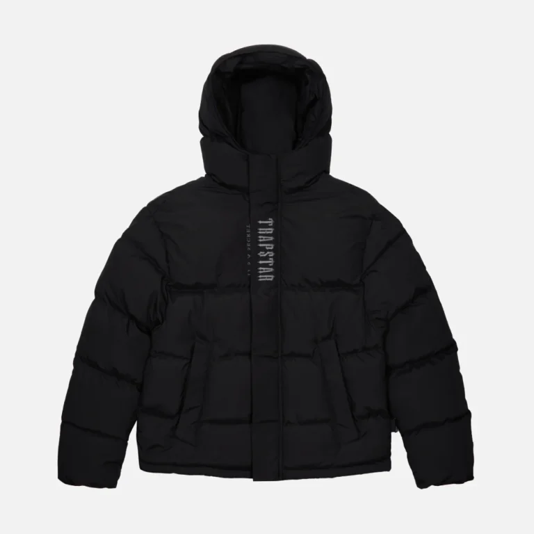 Giacca imbottita con cappuccio nera Decoded di Trapstar1