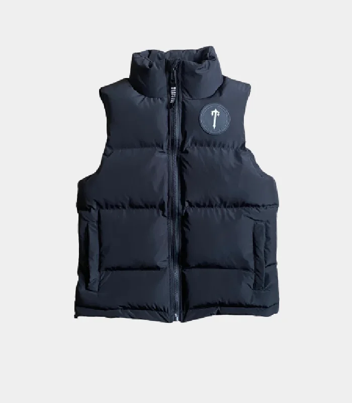 Gilet con stemma Trapstar Irongate T nero